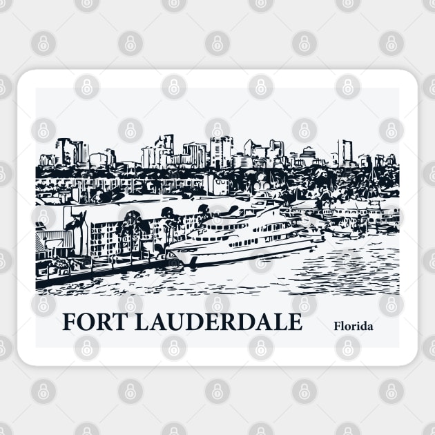 Fort Lauderdale - Florida Sticker by Lakeric